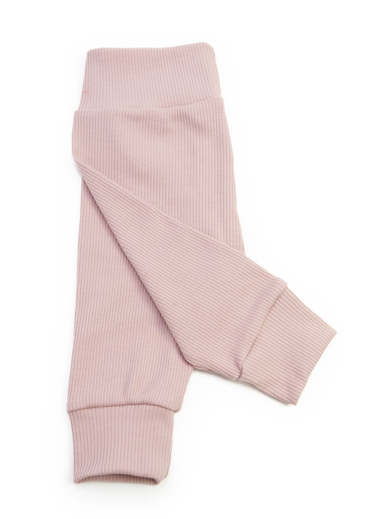 Broekje baby rib oud roze