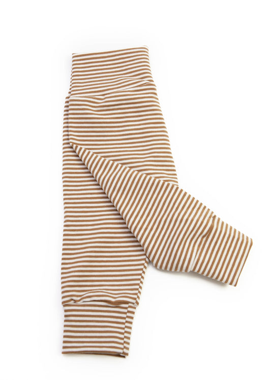 Mocha striped pants