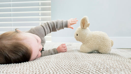 Recycled Rabbit cuddly toy