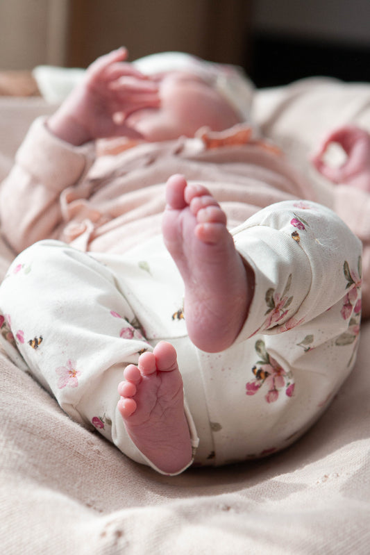 Kleine Blumen rosa Hose