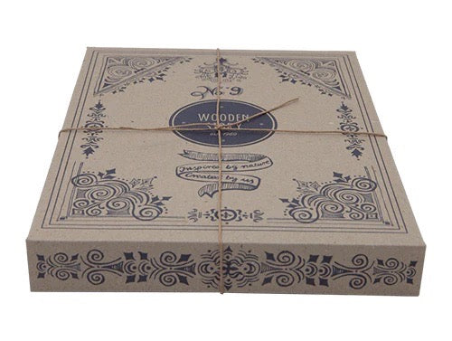 Wooden blocks in tray - toys 30 pieces