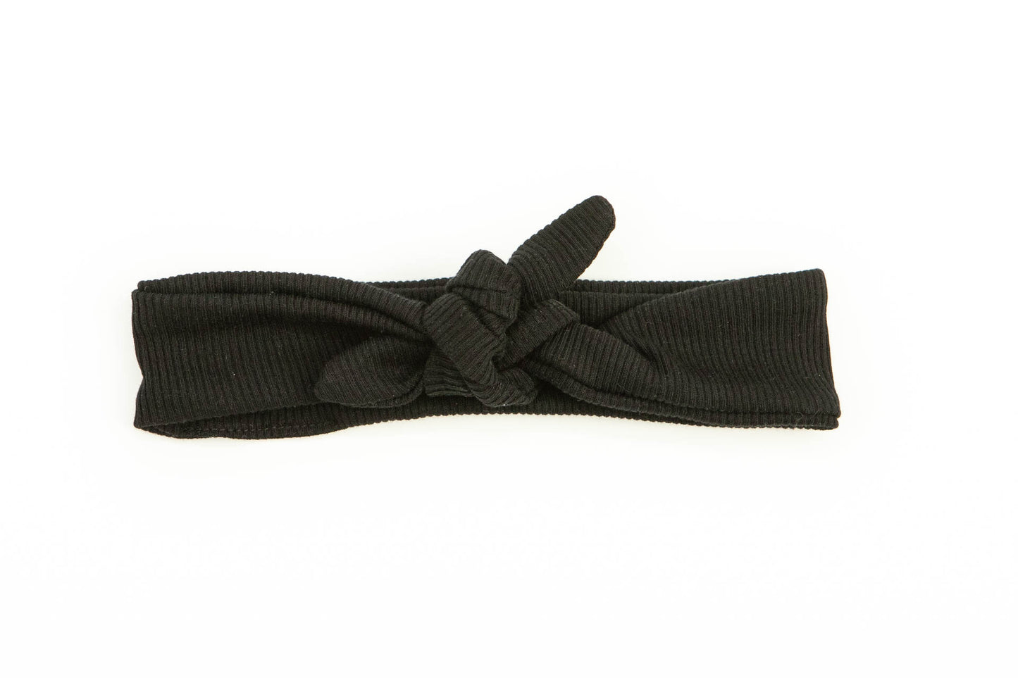 Stirnband Baby Rib Schwarz