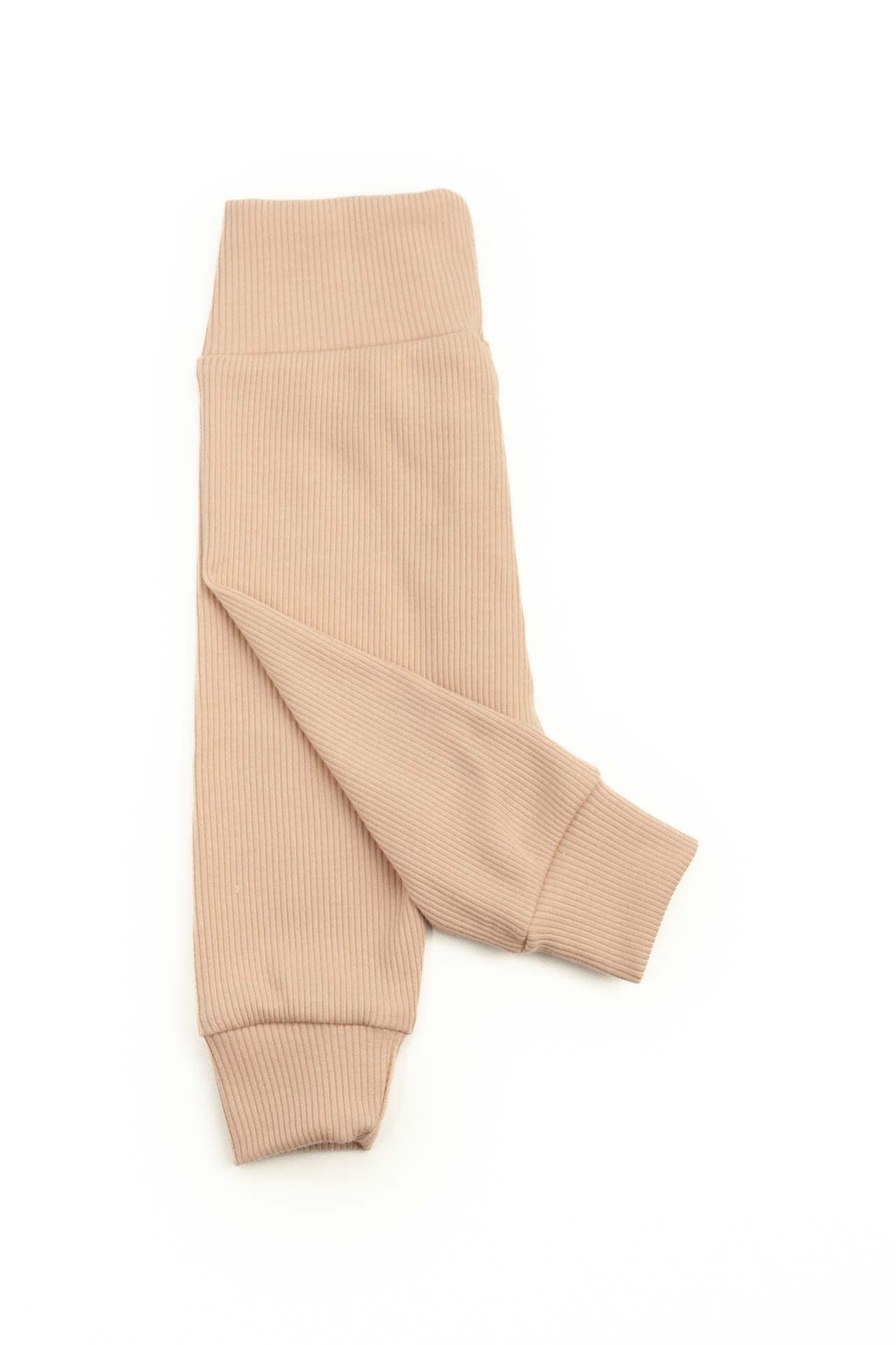 Broekje baby rib nude pink