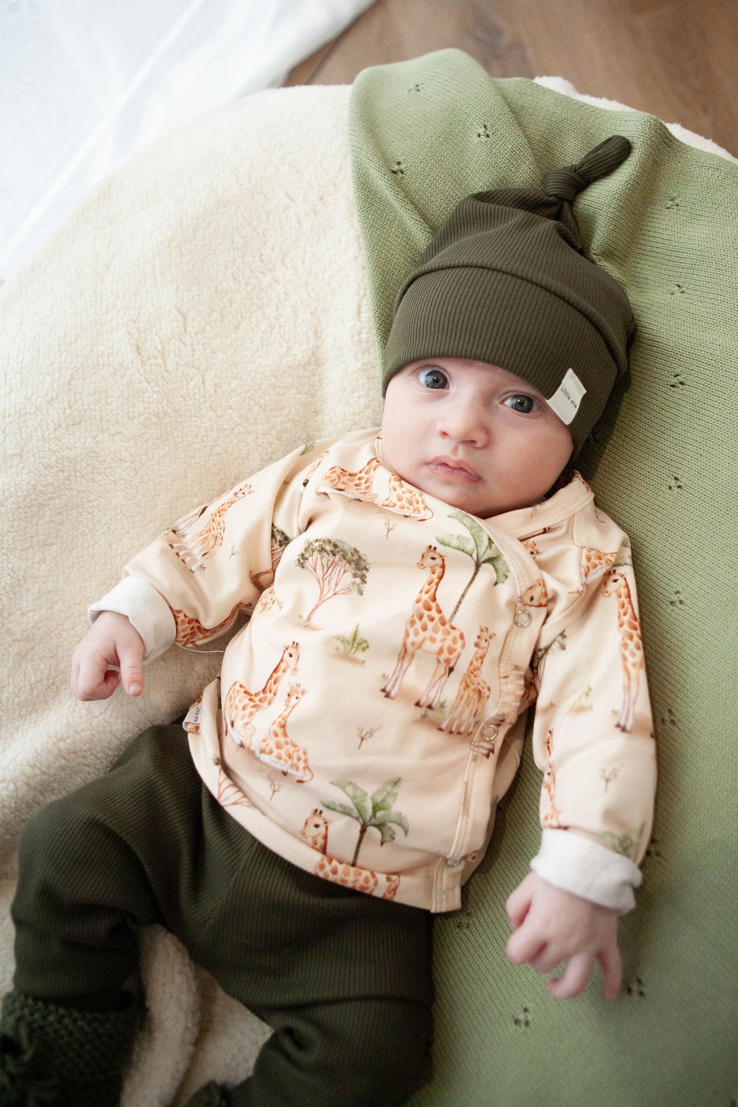 Mutsje baby rib green