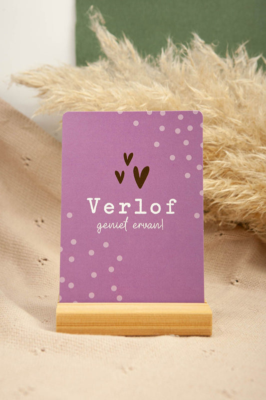 Karte hinterlassen, viel Spaß!