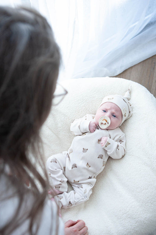 Baby Strampler Rippe Little One Bears