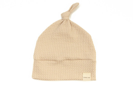 Mütze Zopf natur