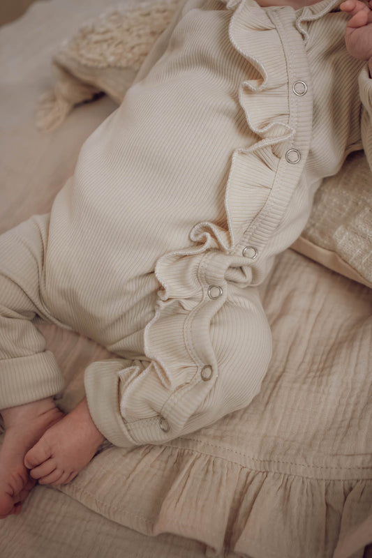 Ruffle wildflower romper