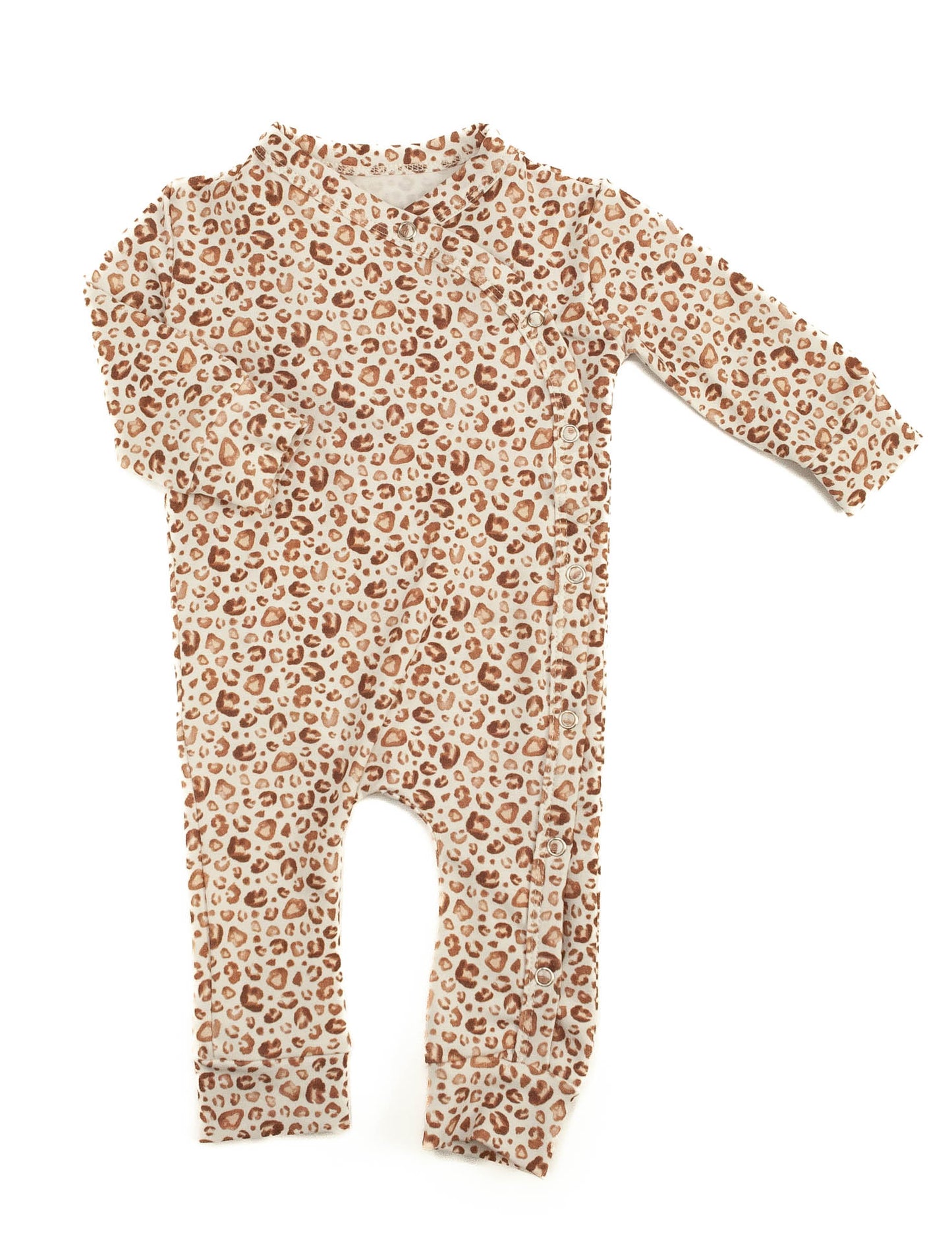 Baby romper with ribbed butterflies