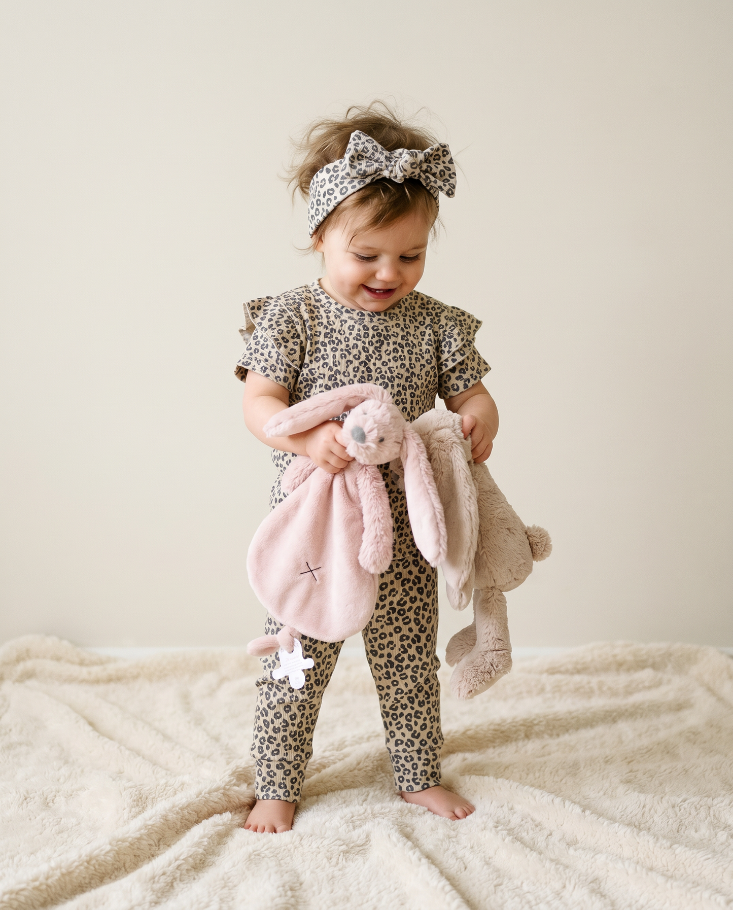 Legging baby rib leopard