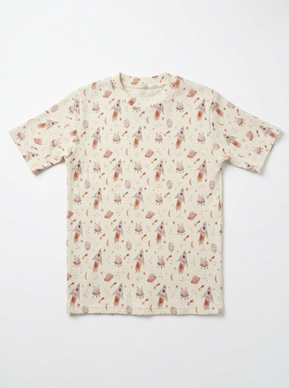 T-shirt baby rib space rockets