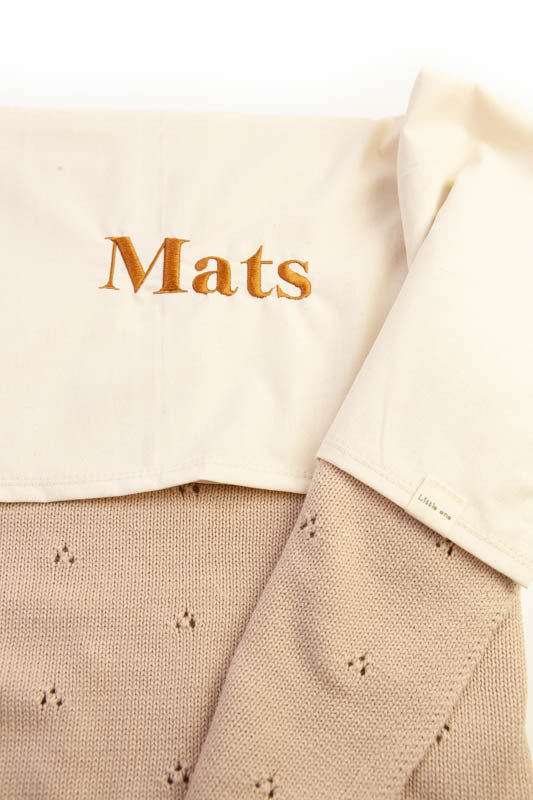 Embroidered sheet