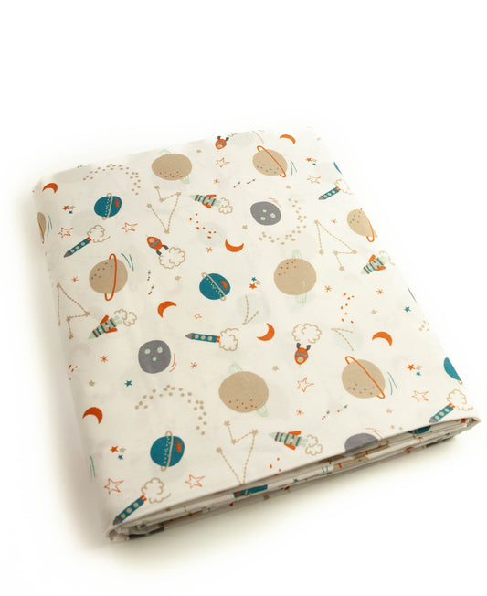 Toddler duvet cover set space rockets