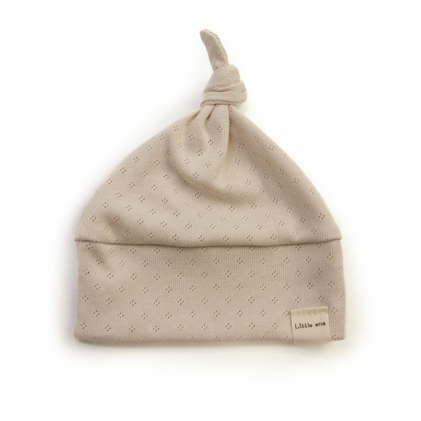 Hat openwork beige natural