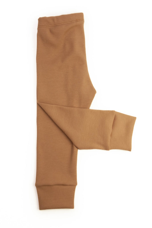 Leggings baby rib cocoa