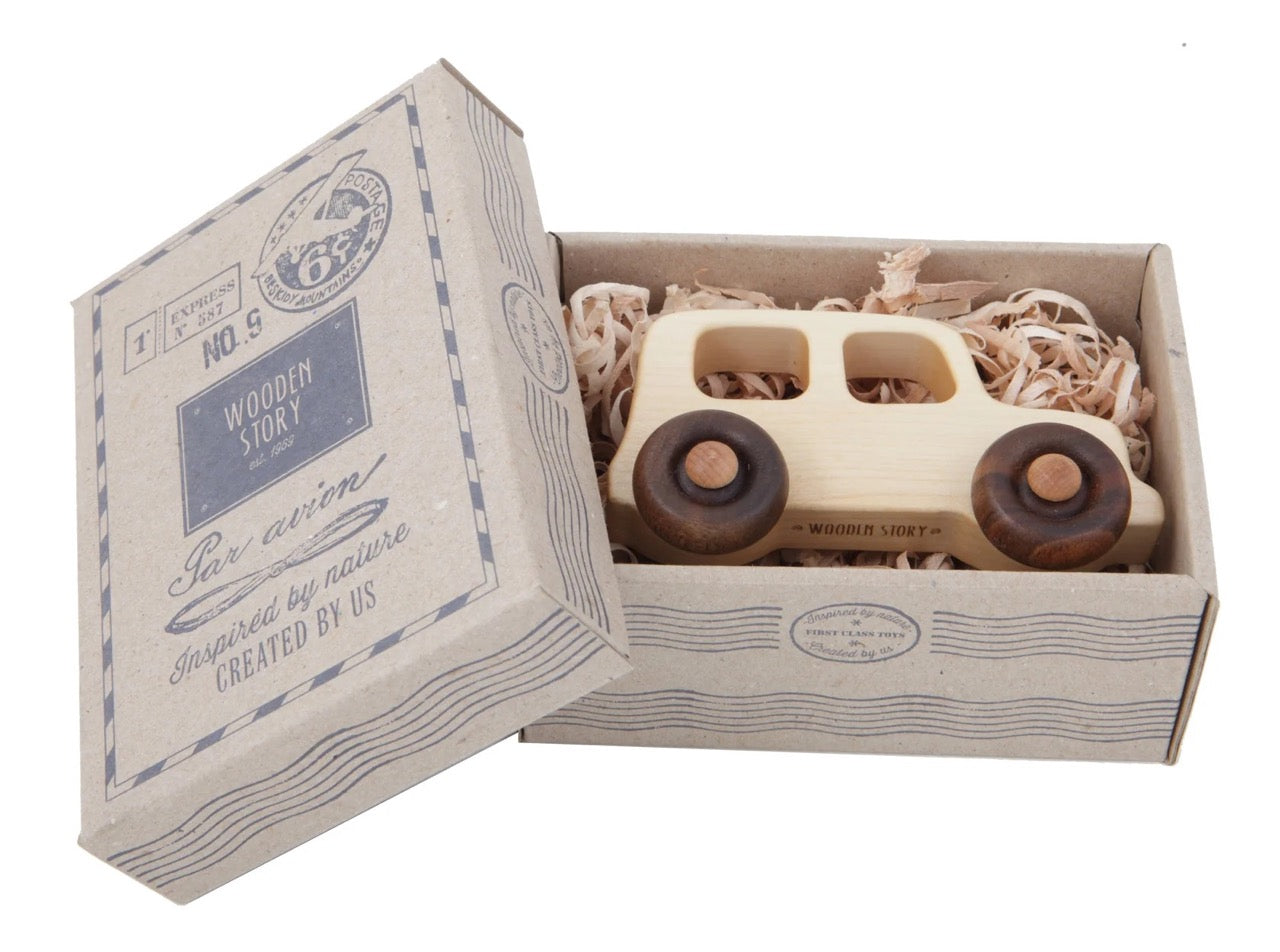 Off-road car - wooden toy
