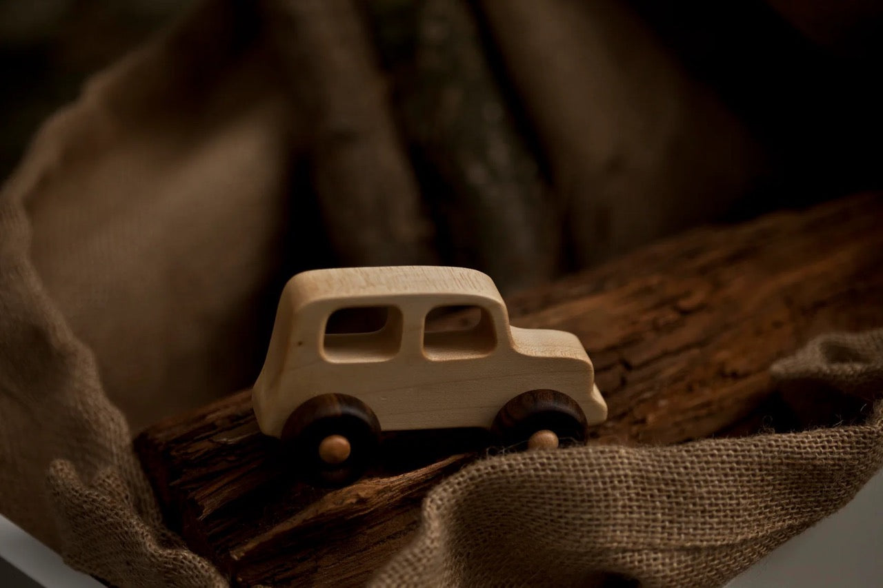 Off-road car - wooden toy