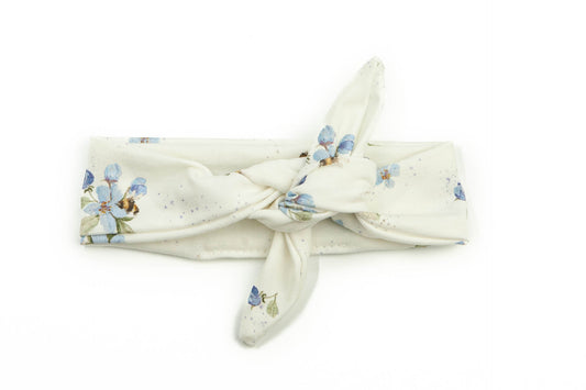 Headband little one flowers blue