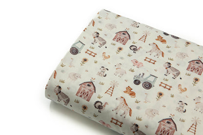 Toddler / duvet cover farm animals