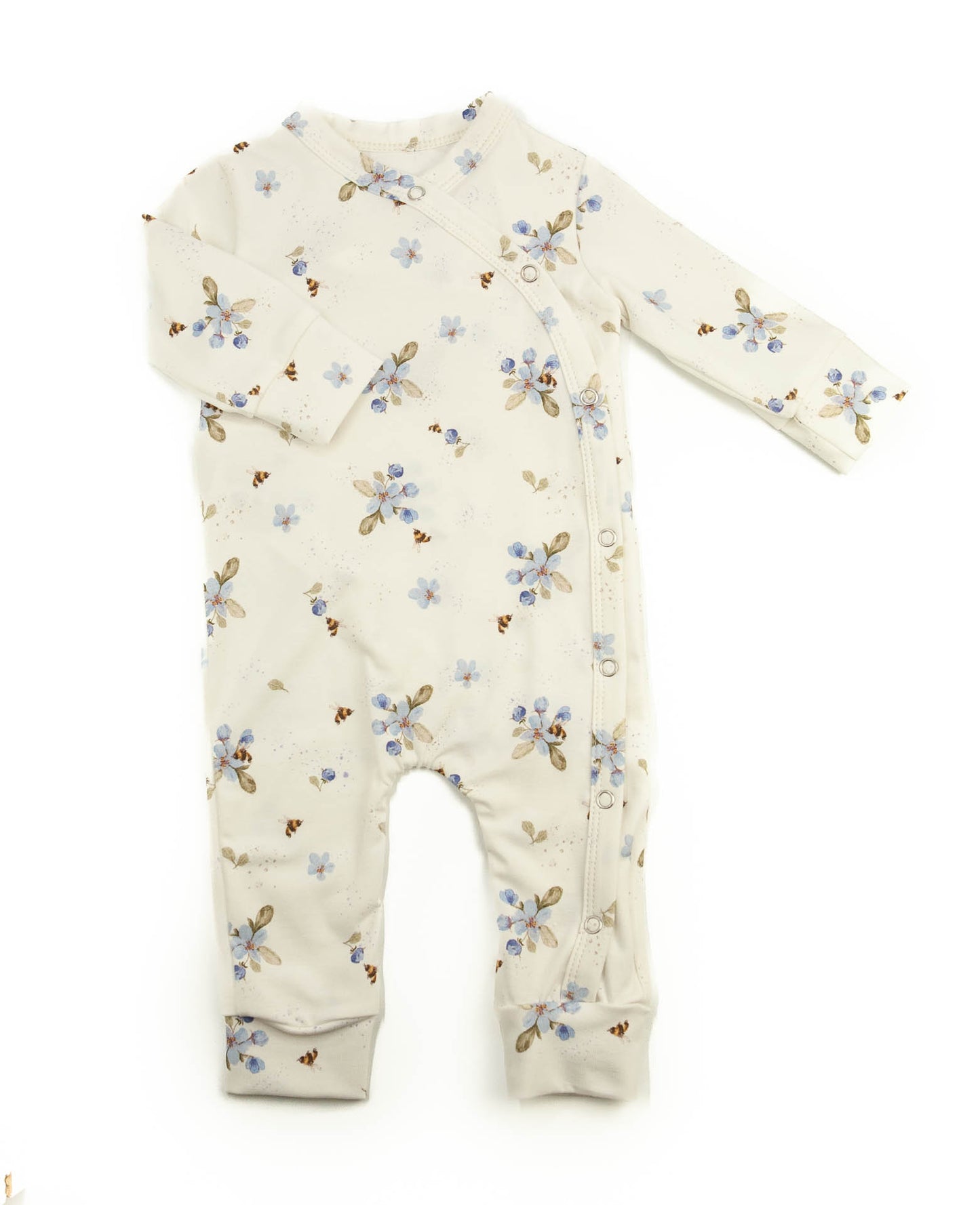 Spielanzug Little One Blumen blau