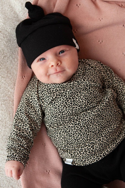 Leopard wrap shirt