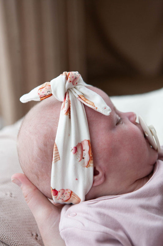 Headband little one cupcakes