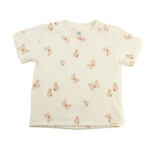 T-Shirt Baby Rib Schmetterlinge