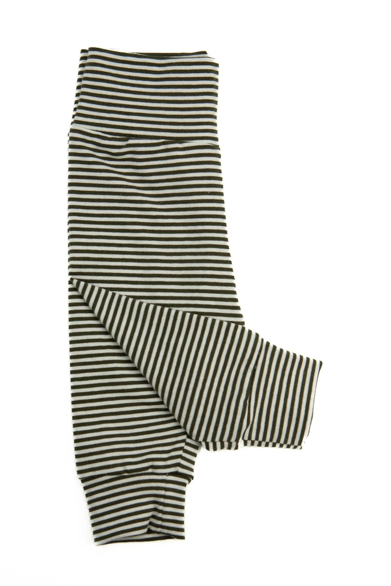 Black stripes pants