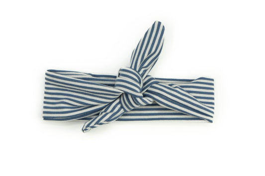 Headband blue stripes