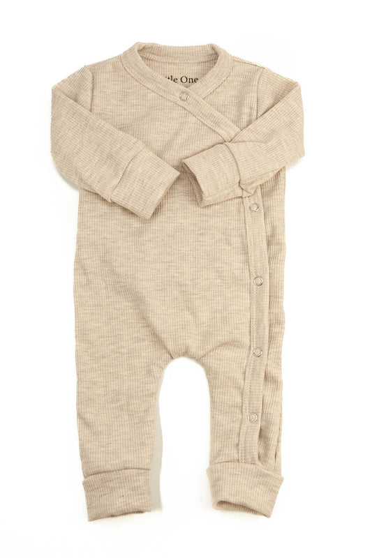 Boxpakje baby rib beige melange