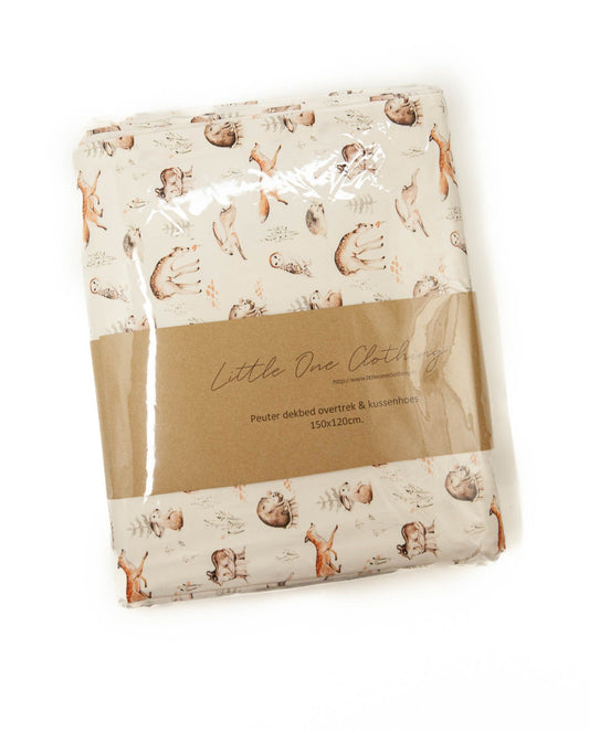 Toddler duvet cover set animal circuit
