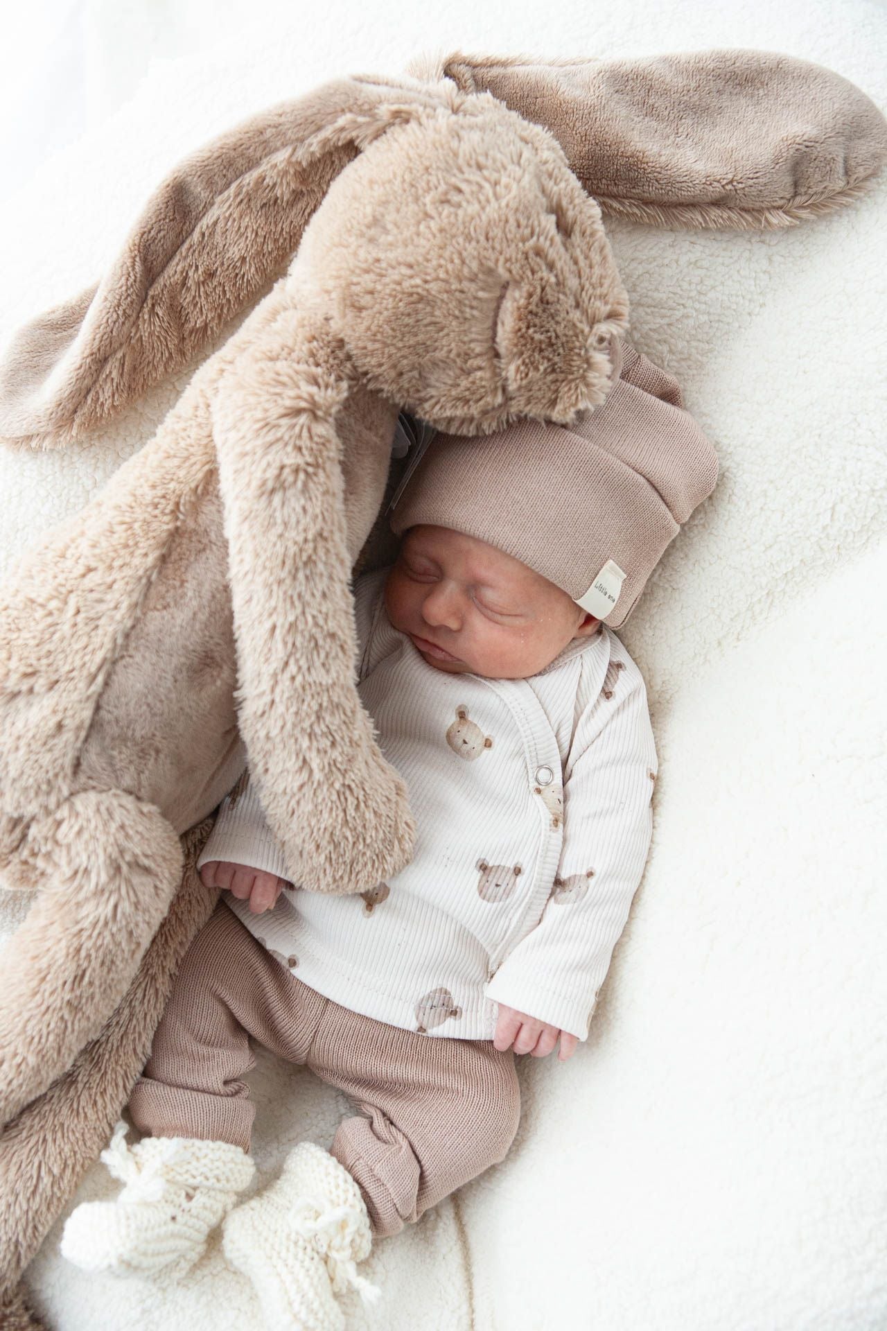 Overslag shirtje baby rib little one bears