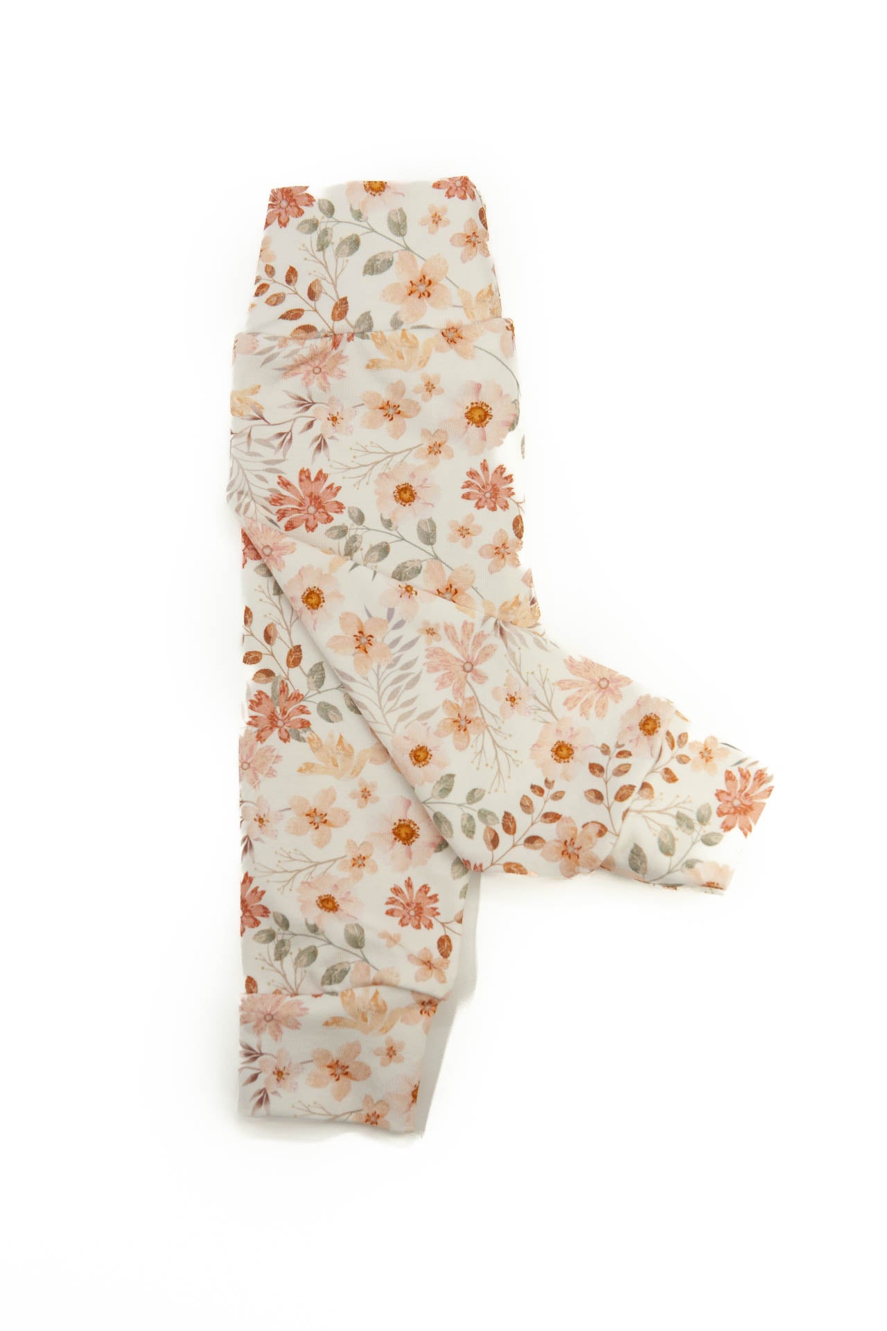 Broekje peach flowers