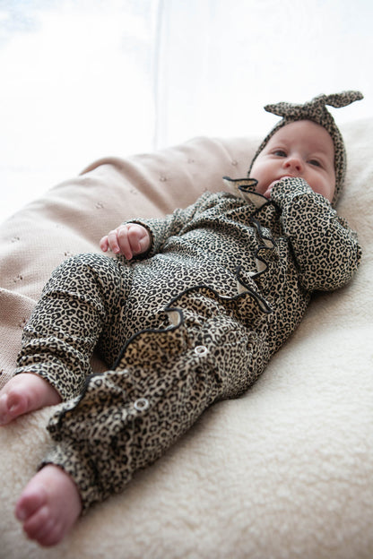 Boxpakje ruffel leopard