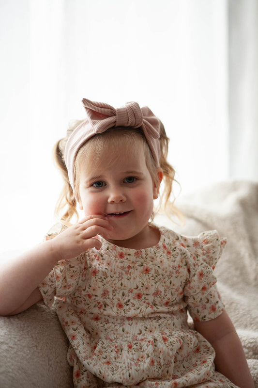 Hairband baby rib nude pink