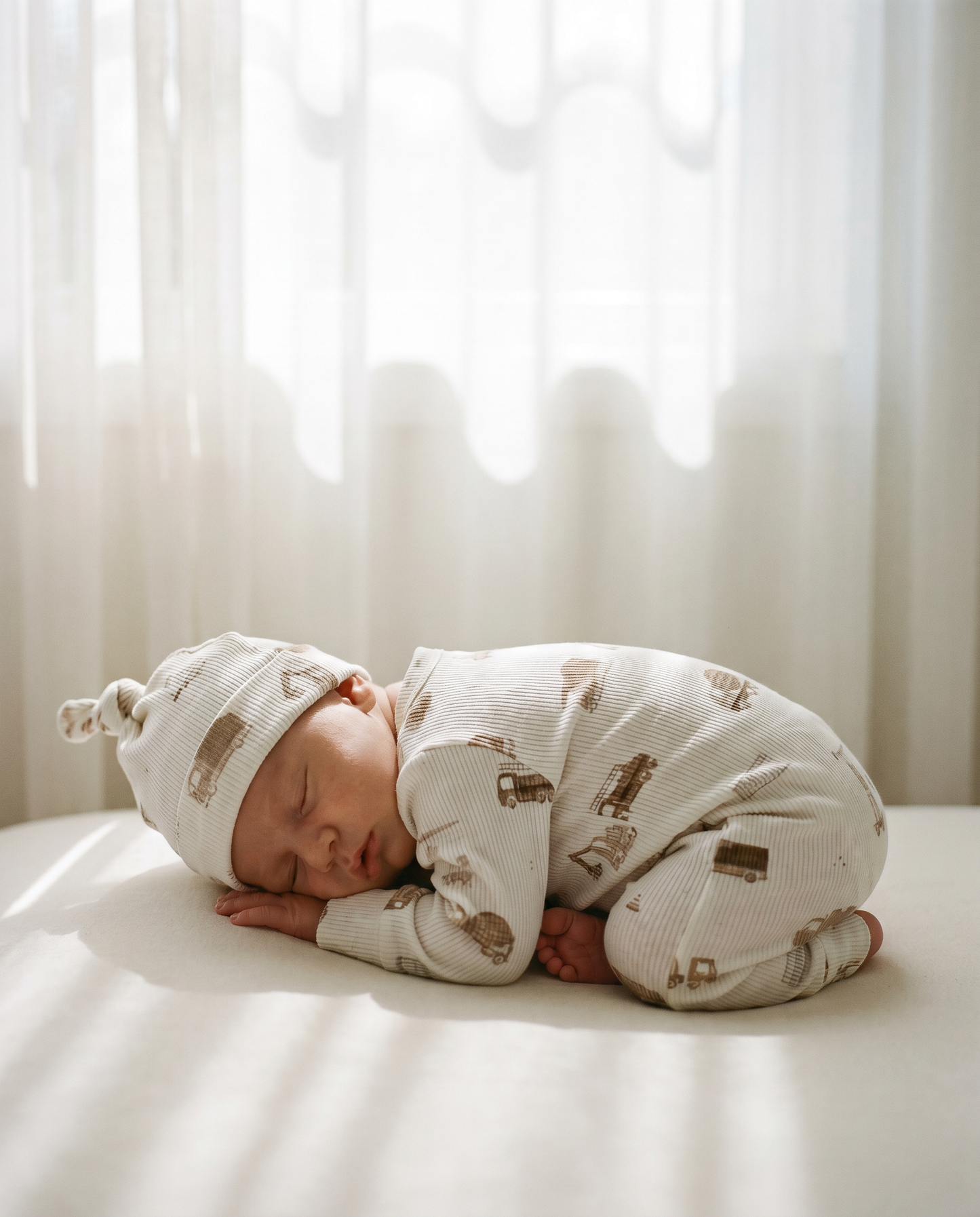Baby romper rib construction machines