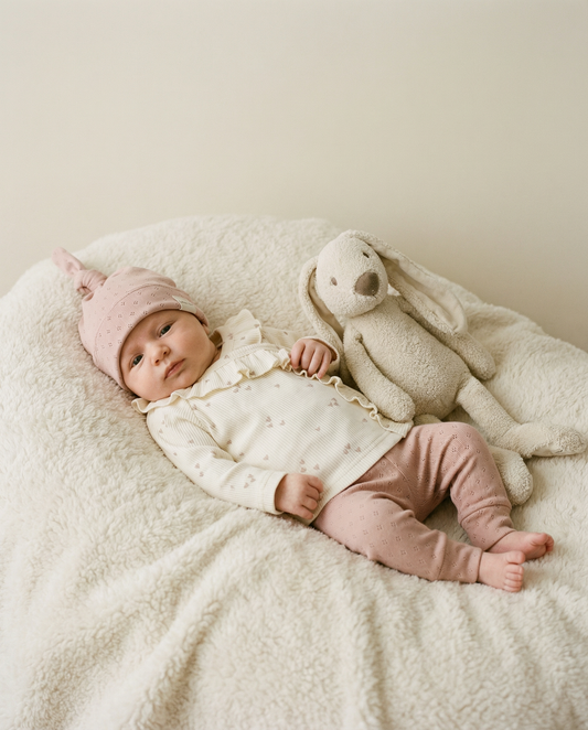 Hut durchbrochen rosa