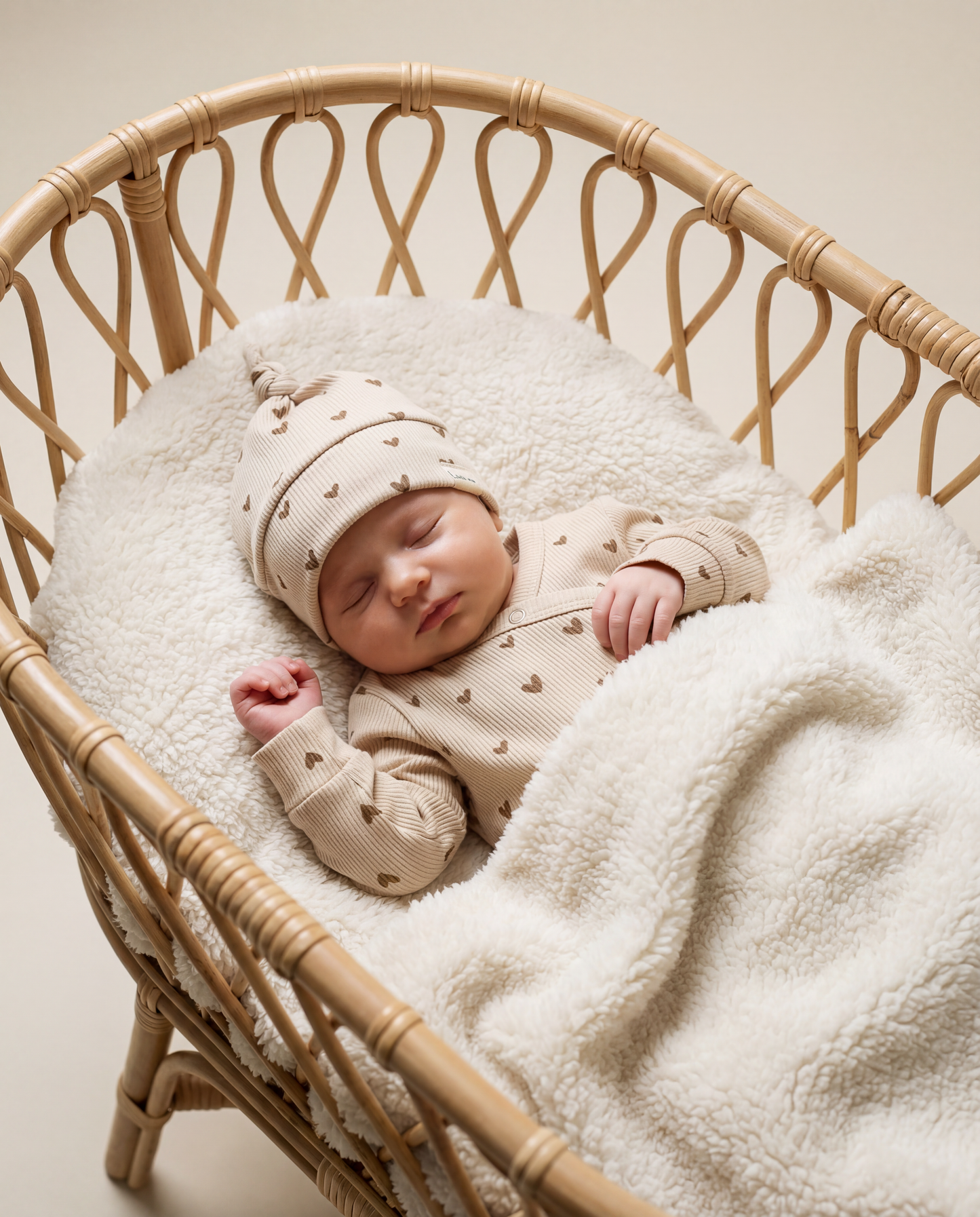 Boxpakje baby rib hartjes sand